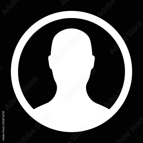 mens silhouette icon, vector illustration 