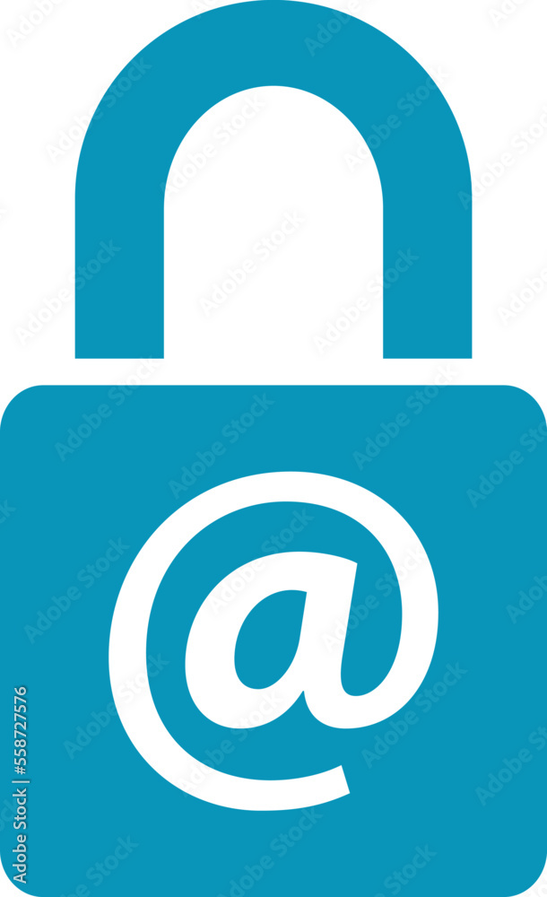 vector illustration of lock icon - e-mail serurity vector illustration of lock icon - e-mail serurity