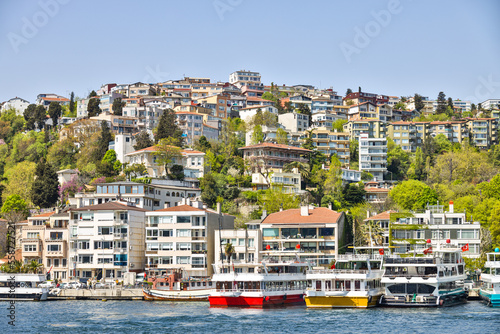 Small harbour on Bosphorus strait © marugod83