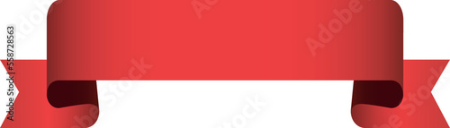 Free Download vector design element - red colored ribbon banner label - GFXLoad