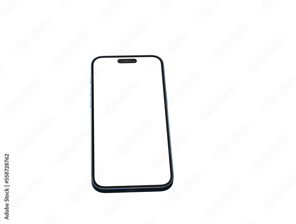 New realistic mobile phone smartphone mockup