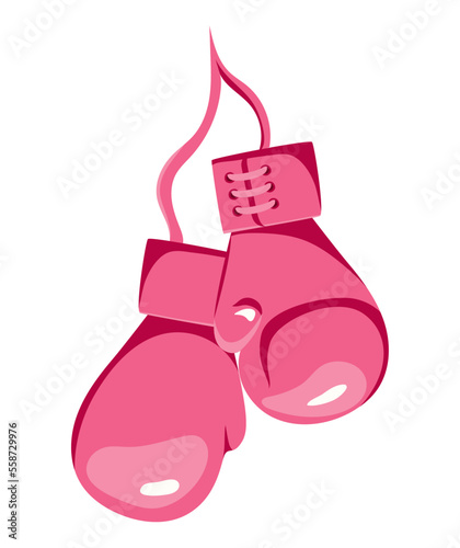 pink boxing gloves