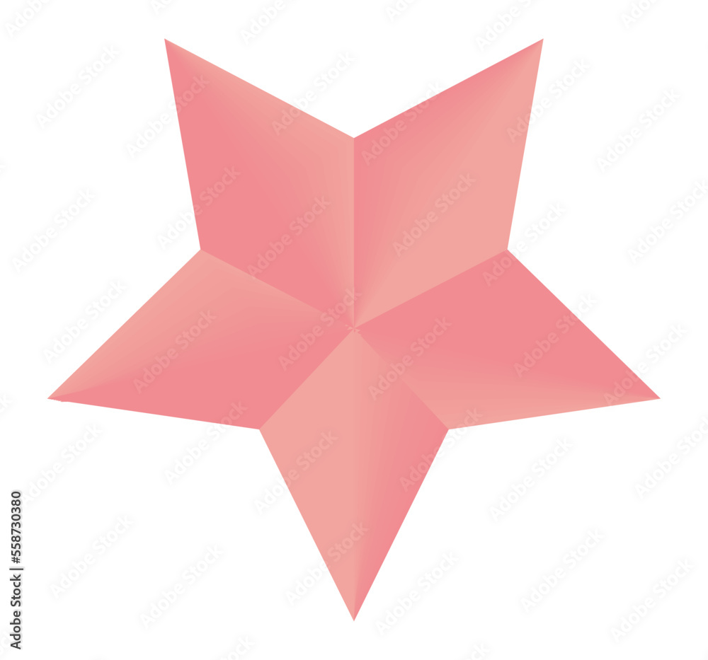 pink star decoration icon