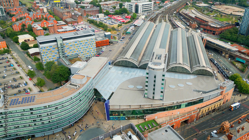 Photos Manchester Piccadilly Railway station - drone photography