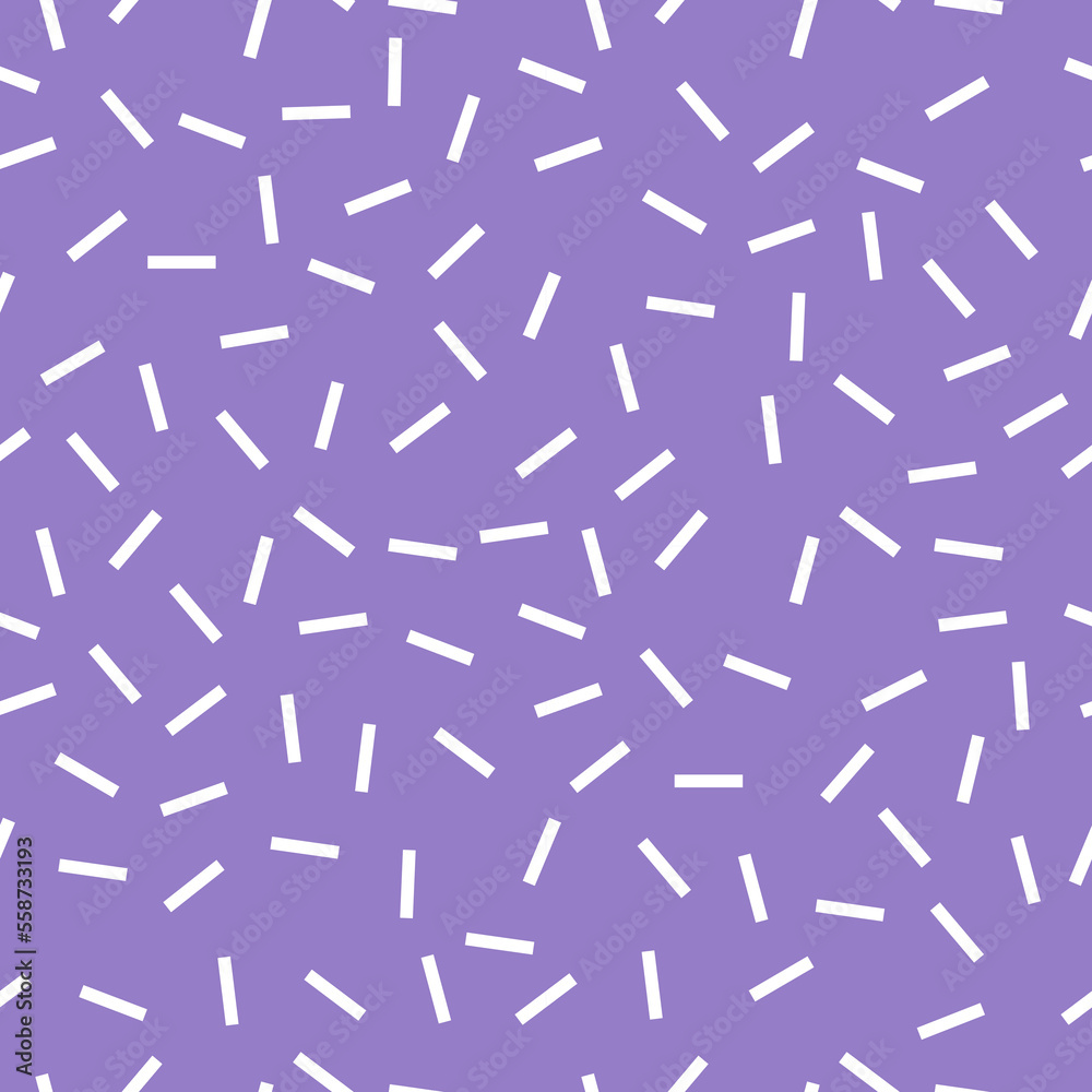 Violet fabric design pattern - seamless vector dashes Violet fabric design pattern - seamless vector dashes