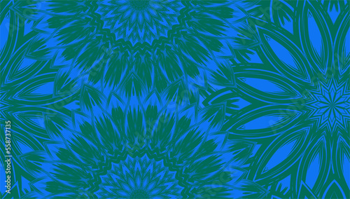 Flowers. Seamless floral background. Tracery handmade nature ethnic fabric backdrop pattern. Textile design texture. Decorative color art. Vector