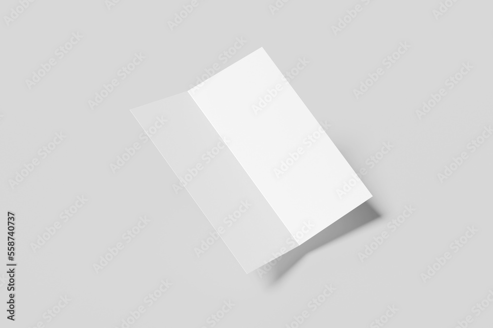 Dl size bifold brochure mockup Dl size bifold brochure mockup