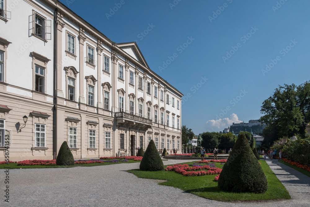 Mirabell Palace and its gardens in Salzburg