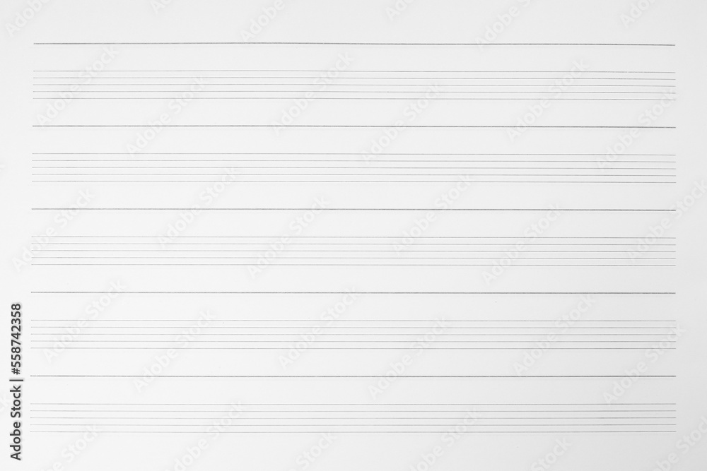 White music paper sheet texture page White music paper sheet texture page
