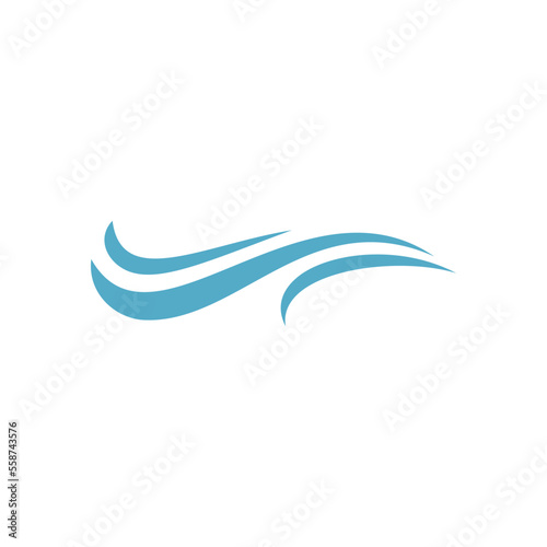Abstract Wave Water Element Vector Template