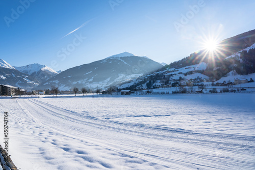 Ski resort Bad Hofgastein, Austria