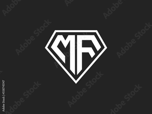 Mf Letter Logo Fm initial monogram
