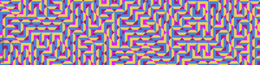 Color Rhombus tile tessellation pattern illustration Color Rhombus tile tessellation pattern illustration