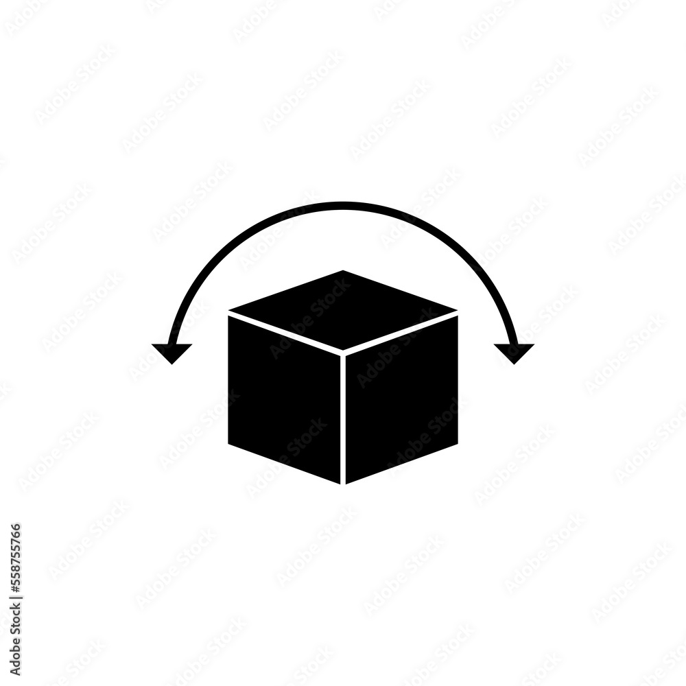 Cargo box icon. Cargo box icon.