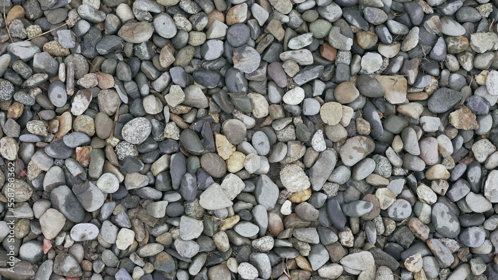 Diverse small rocks patterns gravel Diverse small rocks patterns gravel