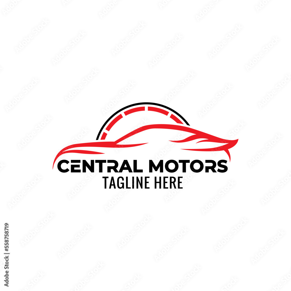 Sport Car Logo Design. Automotive, Car Showroom, Car Dealer Logo Design