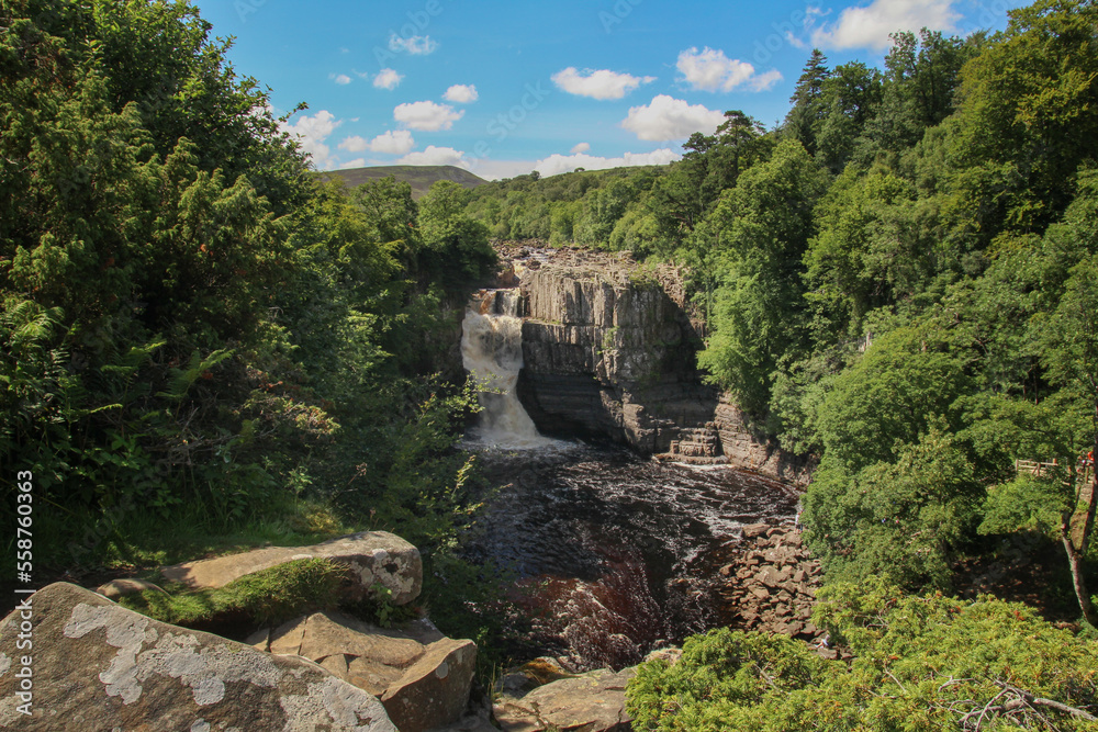 High Force in Teesdale, County Durham, UK