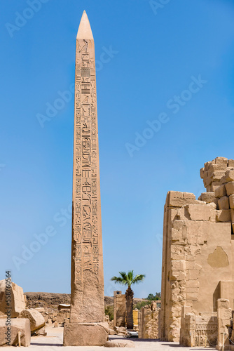 Fototapeta Luxor, Egypt; January 5, 2023 - Bearing the ancient Egyptian name Queen Hatsheps