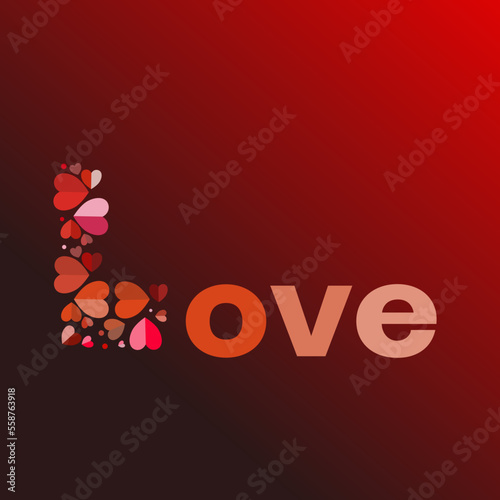 love, valentine frame