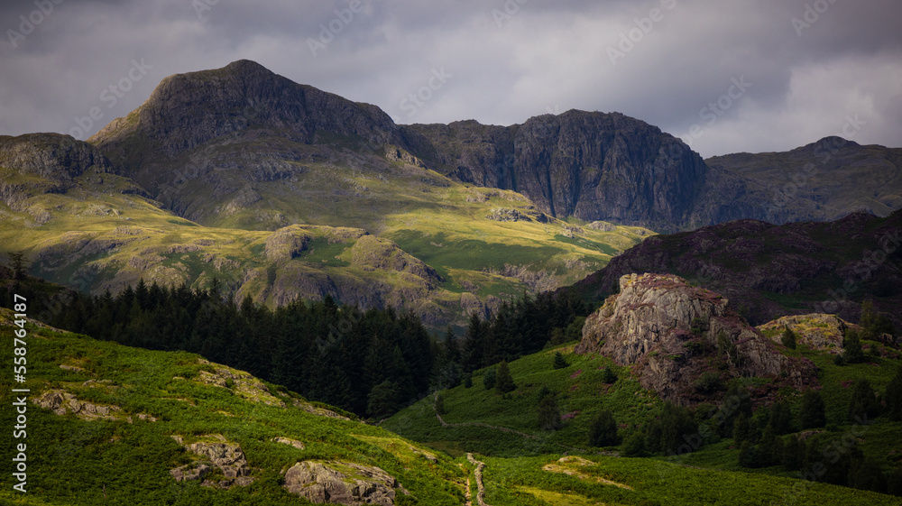 Obraz premium Amazing landscape and nature of Lake District National Park - travel photography