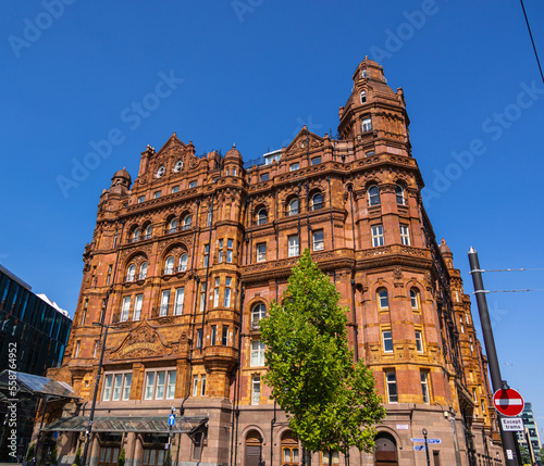 Famous old building in Manchester - The Midland Hotel - travel photography
