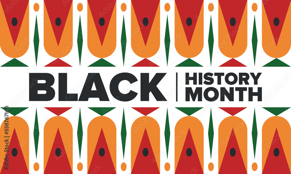 Black History Month. African American History. Celebrated annual. In February in United States and Canada. In October in Great Britain. Poster, card, banner, background. Vector illustration Black History Month. African American History. Celebrated annual. In February in United States and Canada. In October in Great Britain. Poster, card, banner, background. Vector illustration