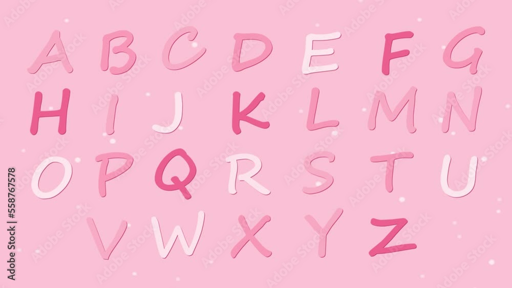 letter, English alphabet.