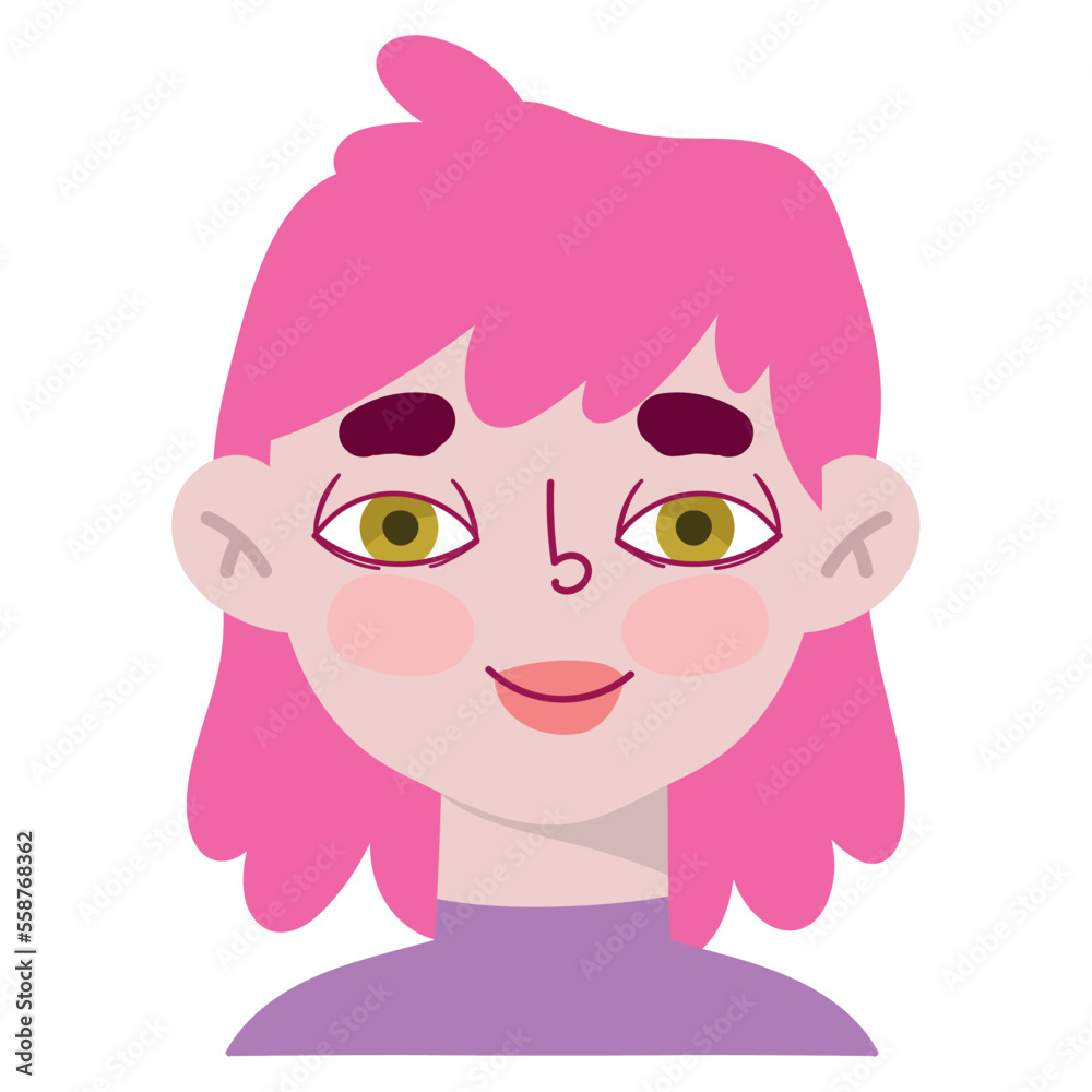 girl female character icon