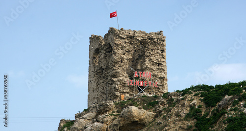 Sile Castle, located in Istanbul, Turkey, is a castle from the Genoese era. photo