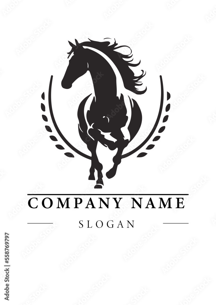 Horse Logo Vector Art