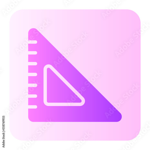 ruler gradient icon