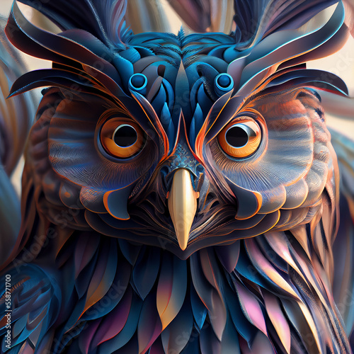 Portrait of an owl