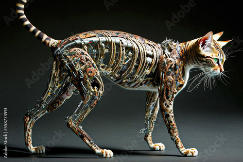 skeleton of a cat