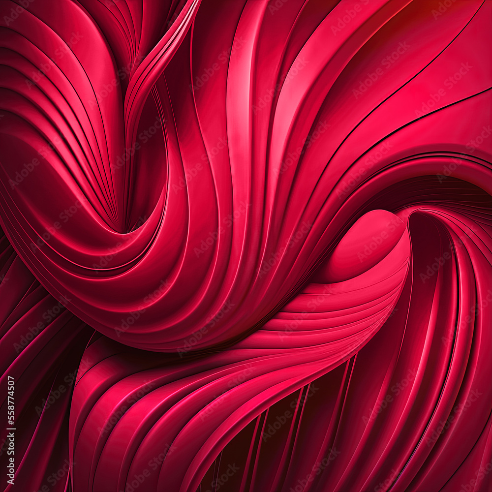 Trendy Pantone 18-1750 viva magenta color abstract background, monochrome  background. Color of the year 2023. Stock Illustration