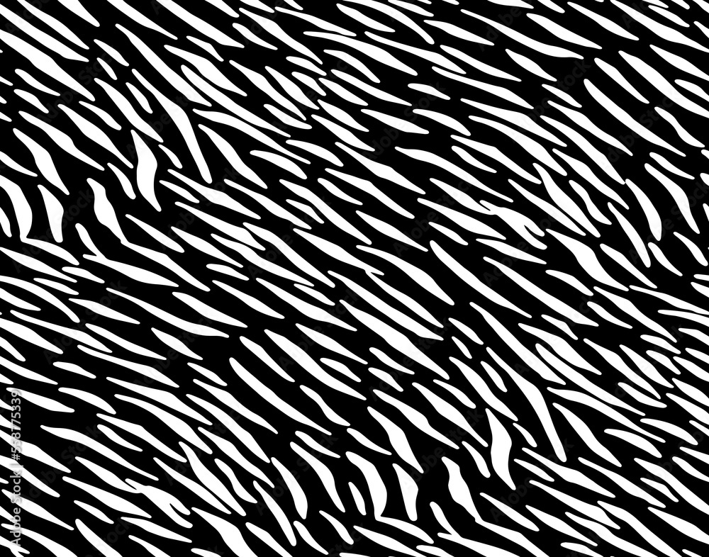Full Seamless Zebra Tiger Pattern Textile Texture Print. Worn Vector Background. Black white design for interior, clothes, bed linen, fabric, cover, wallpaper, fashion. Full Seamless Zebra Tiger Pattern Textile Texture Print. Worn Vector Background. Black white design for interior, clothes, bed linen, fabric, cover, wallpaper, fashion.