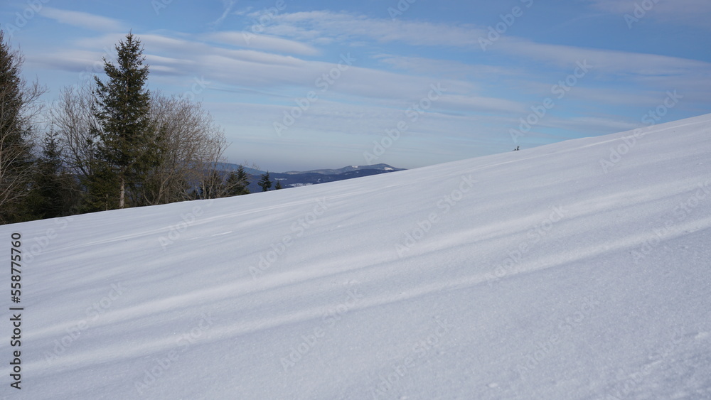 ski resort in the mountains