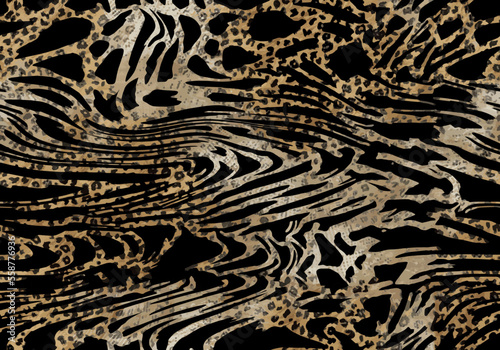 abstract animal skin pattern vector