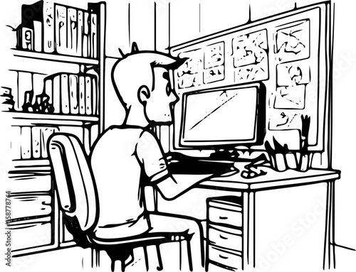 Coloring Pages, Kinderbuch, Malbuch, für Erwachsene, Abstrakt, zum ausmalen, office, scribble, langeweile, Entspannung, Hobbykünstler, Rätselheft, Kinderheft, 