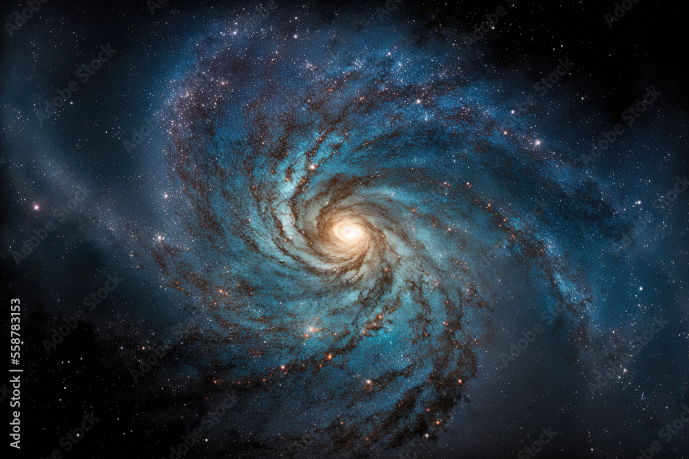 Galaxy Milky Way wonderful nighttime stars. Generative AI Galaxy Milky Way wonderful nighttime stars. Generative AI