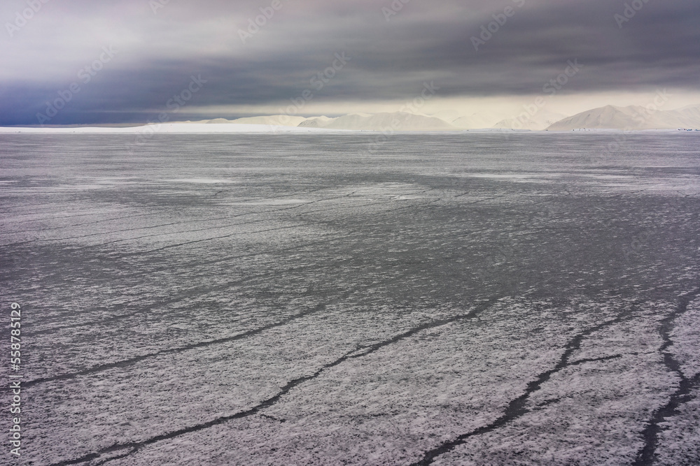 Arctic sea in winter Arctic sea in winter