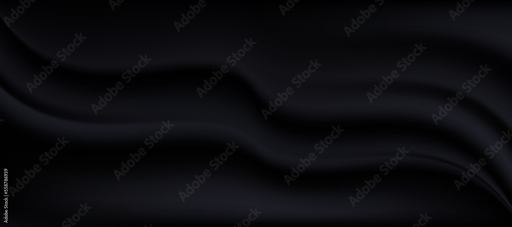 Obraz premium wave dark black background design