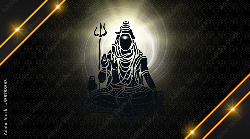 Mahadev Wallpaper Shiva Images Hd Wallpaper Download Stock Illustration   Adobe Stock