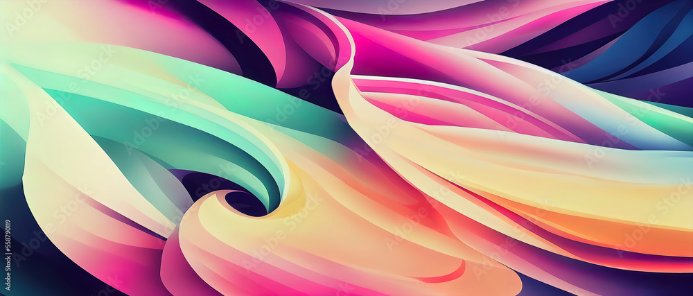 colorful abstract wave background. can be used as texture, background or wallpaper. abstract wallpaper.