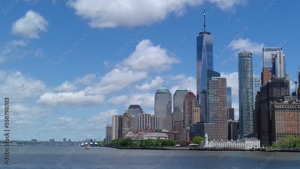 Fototapeta premium city skyline of Manhattan