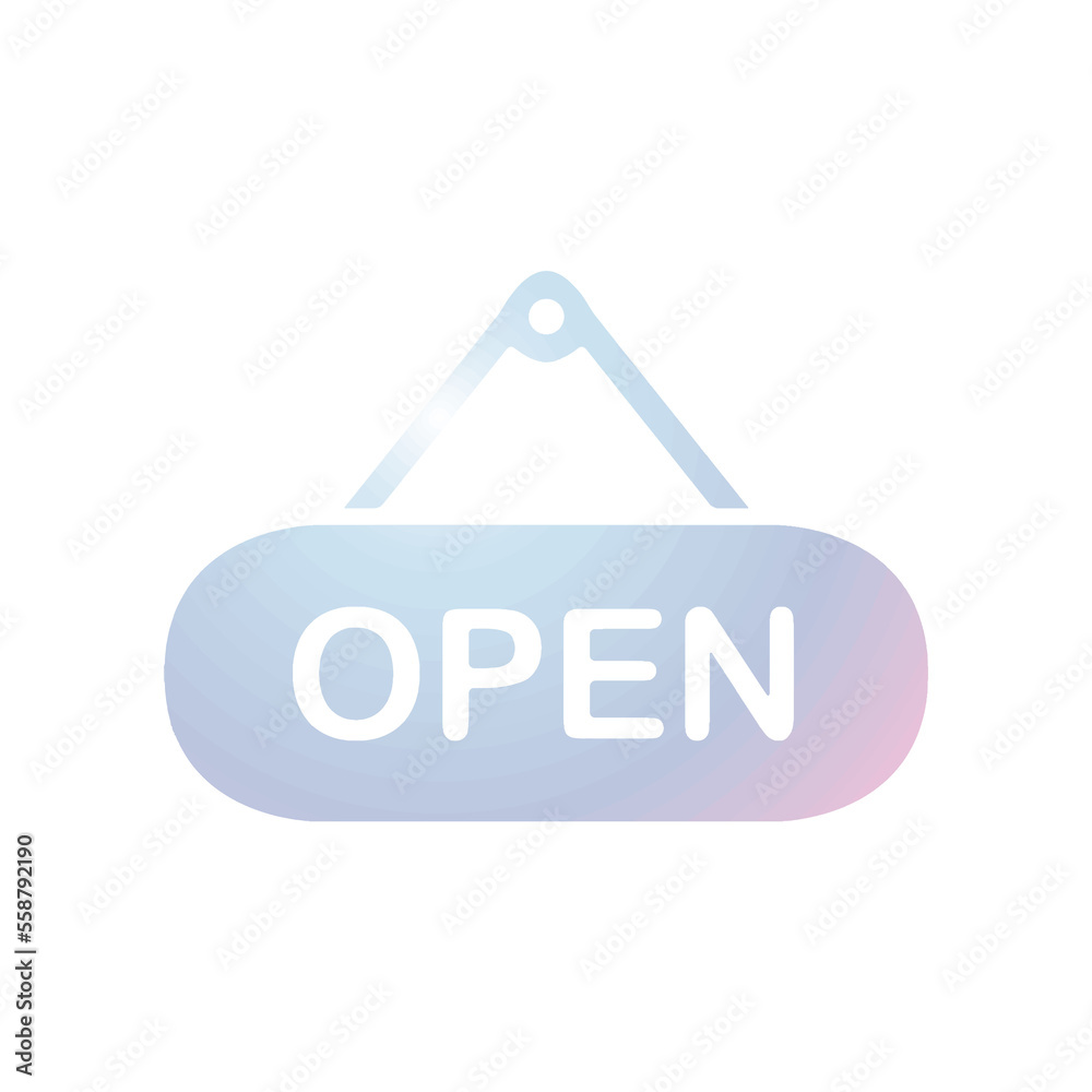 Open sign icon PNG Open sign icon PNG
