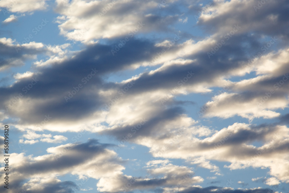 blue sky with clouds