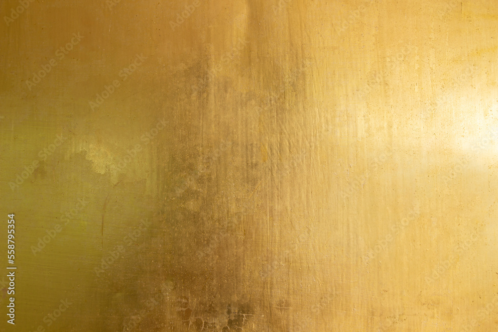 shiny yellow foil work texture background