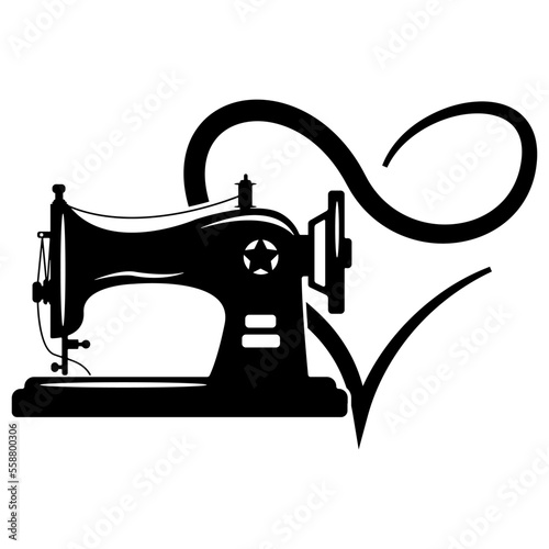 Sewing Machine Silhouette