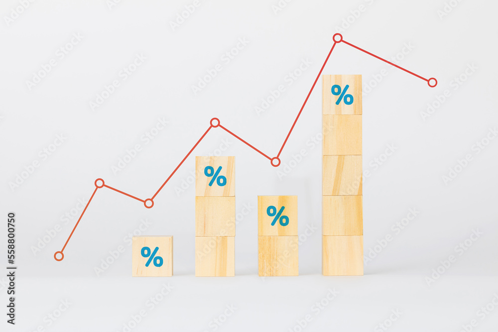 Expressing financial-related concepts with wooden blocks Expressing financial-related concepts with wooden blocks