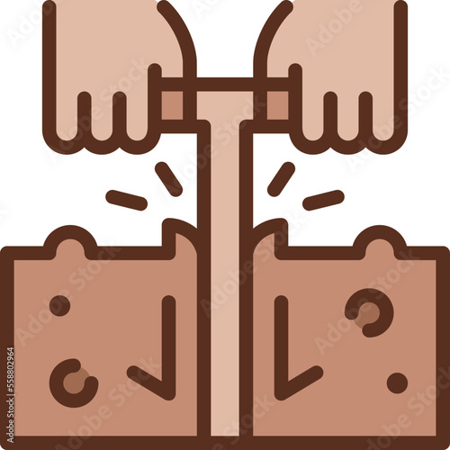 soil testing two tone icon